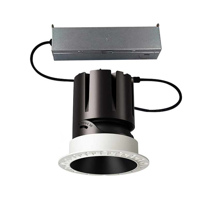 Trimless 4inch 12W Adjustable IC Rated LED Recessed Pot Light