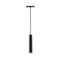 48V magnetic 5w black cylindrical led column pedant light