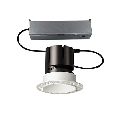 Anti Glare Trimless 3inch Adjustable IC Rated LED Pot Light 7W