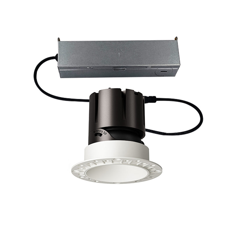 Anti Glare Trimless 3inch Adjustable IC Rated LED Pot Light 7W