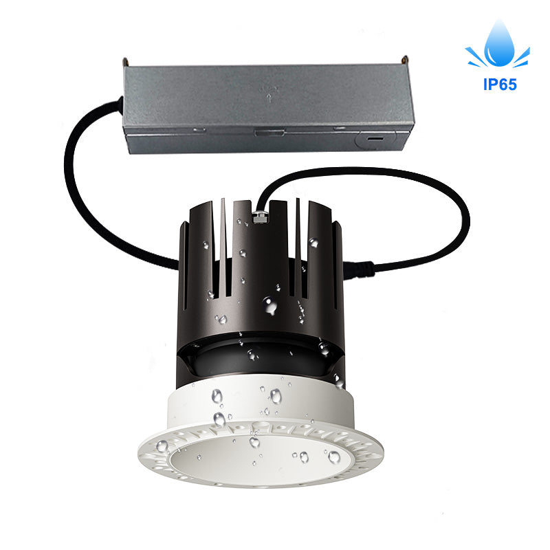 12W 4inch Waterproof Trimless CREE LED Recessed Pot Light with IC