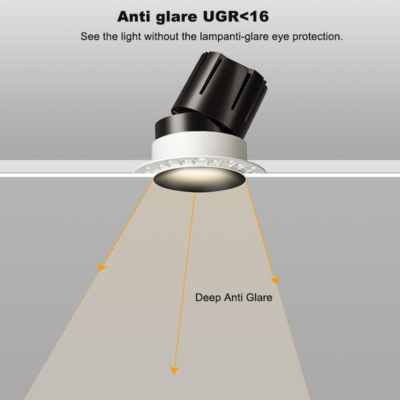 7W 3inch Waterproof Adjustable Trimless CREE LED Recessed Pot Light