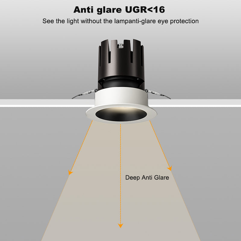 7W IP65 Waterproof Recessed Pot Light with CREE COB Chip