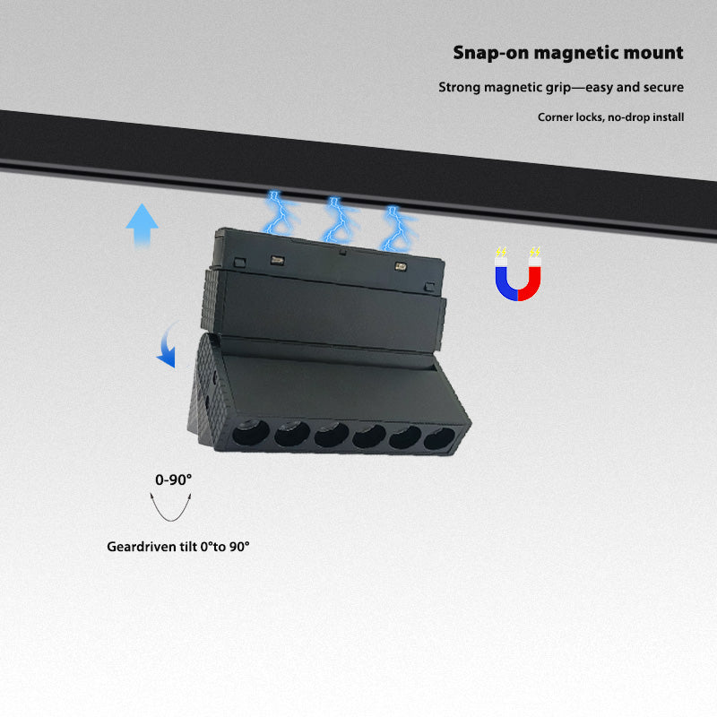 6W 48V Low Voltage Magnetic Grille Light