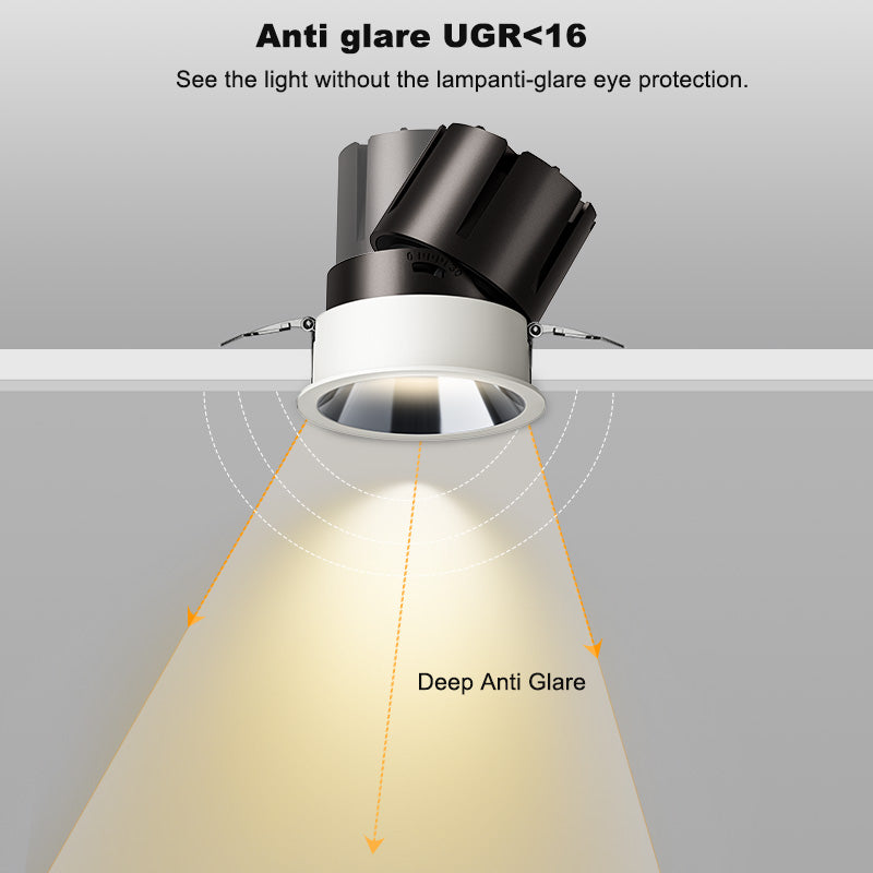 3inch Adjustable IC Rated LED Canless Recessed Pot Light 7W