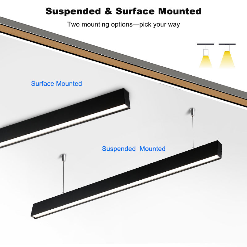 4ft ETL Listed  120 Degree 36W LED Pendant Linear Light