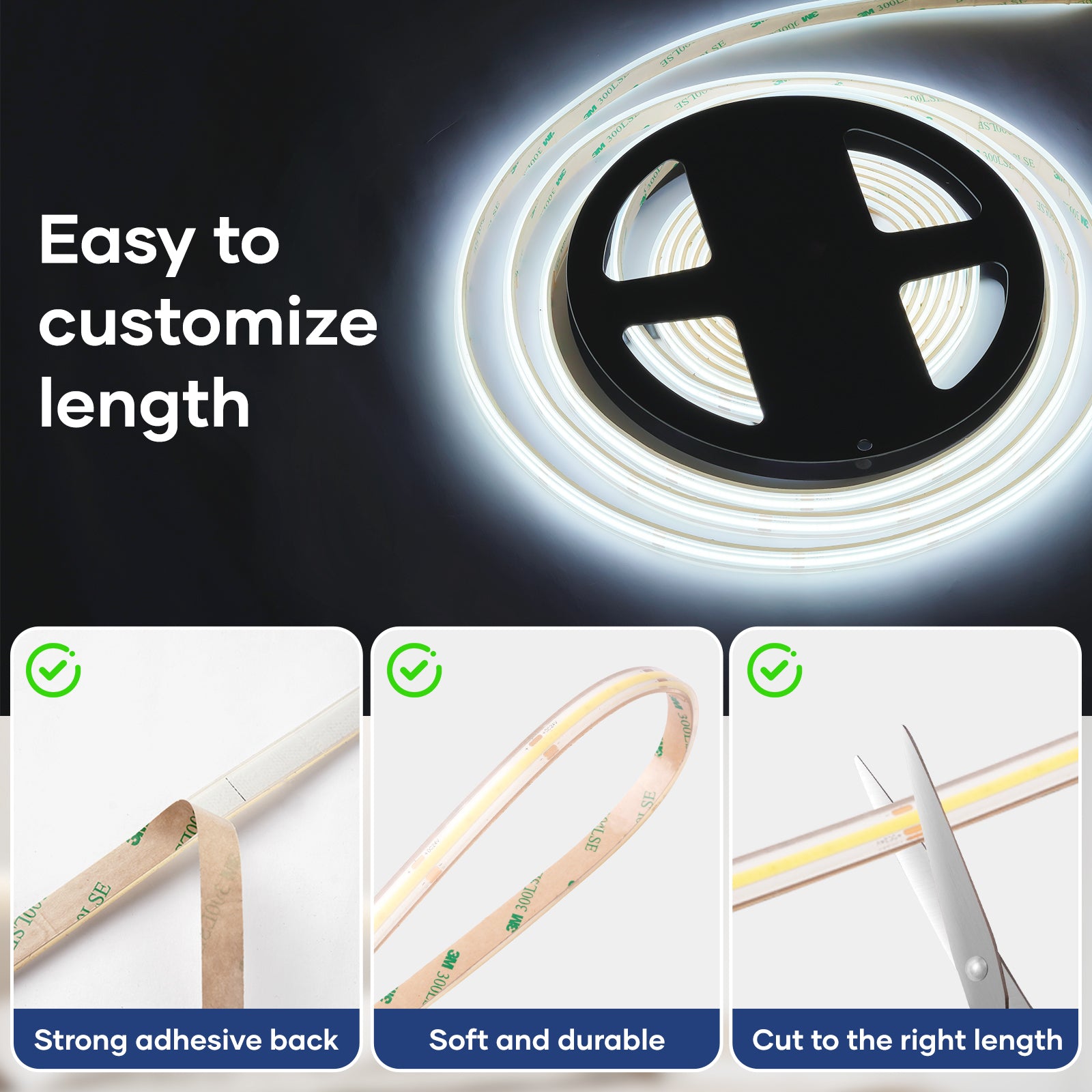 IP67 Waterproof COB strip light