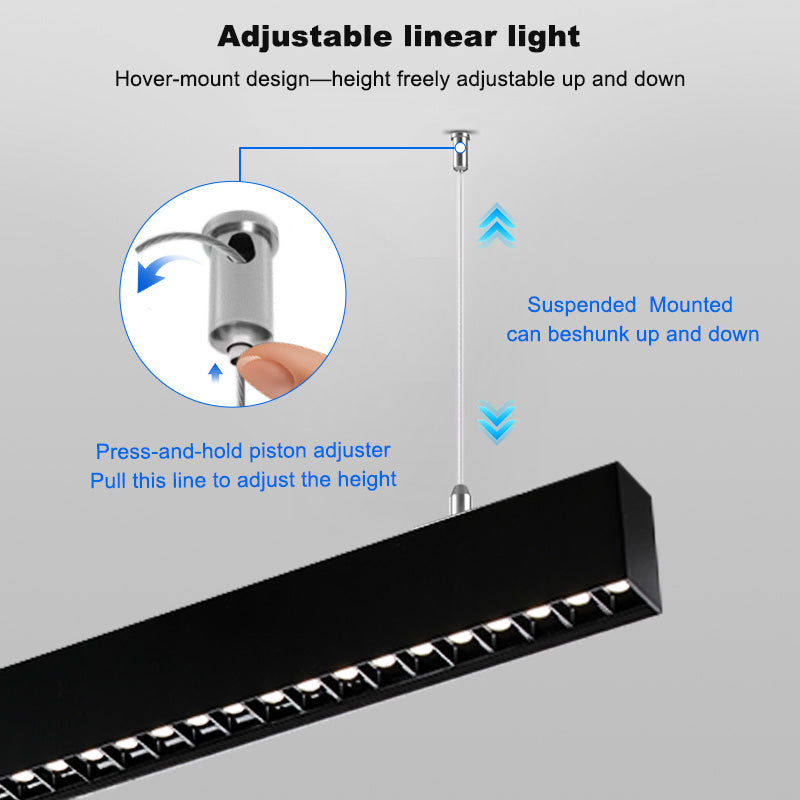 ETL Certified 4ft Anti Glare Suspension LED Linear Light