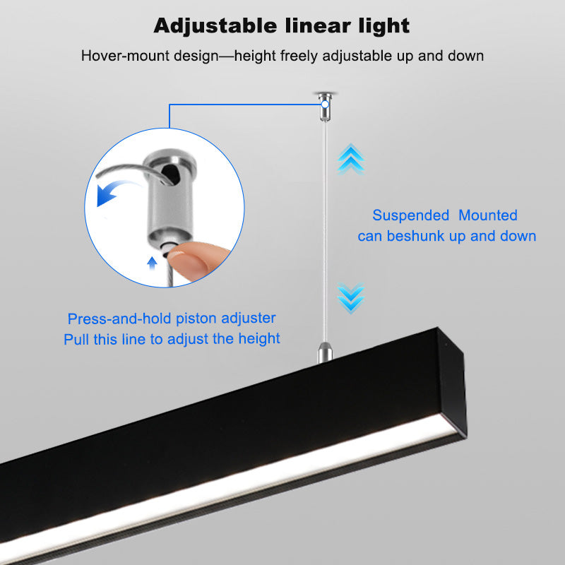 4ft ETL Listed  120 Degree 36W LED Pendant Linear Light