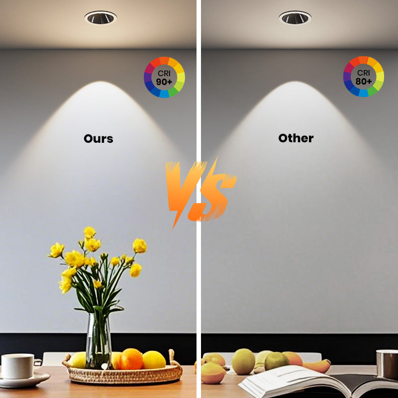 4inch Adjustable IC Rated LED Canless Recessed Pot Light 12W