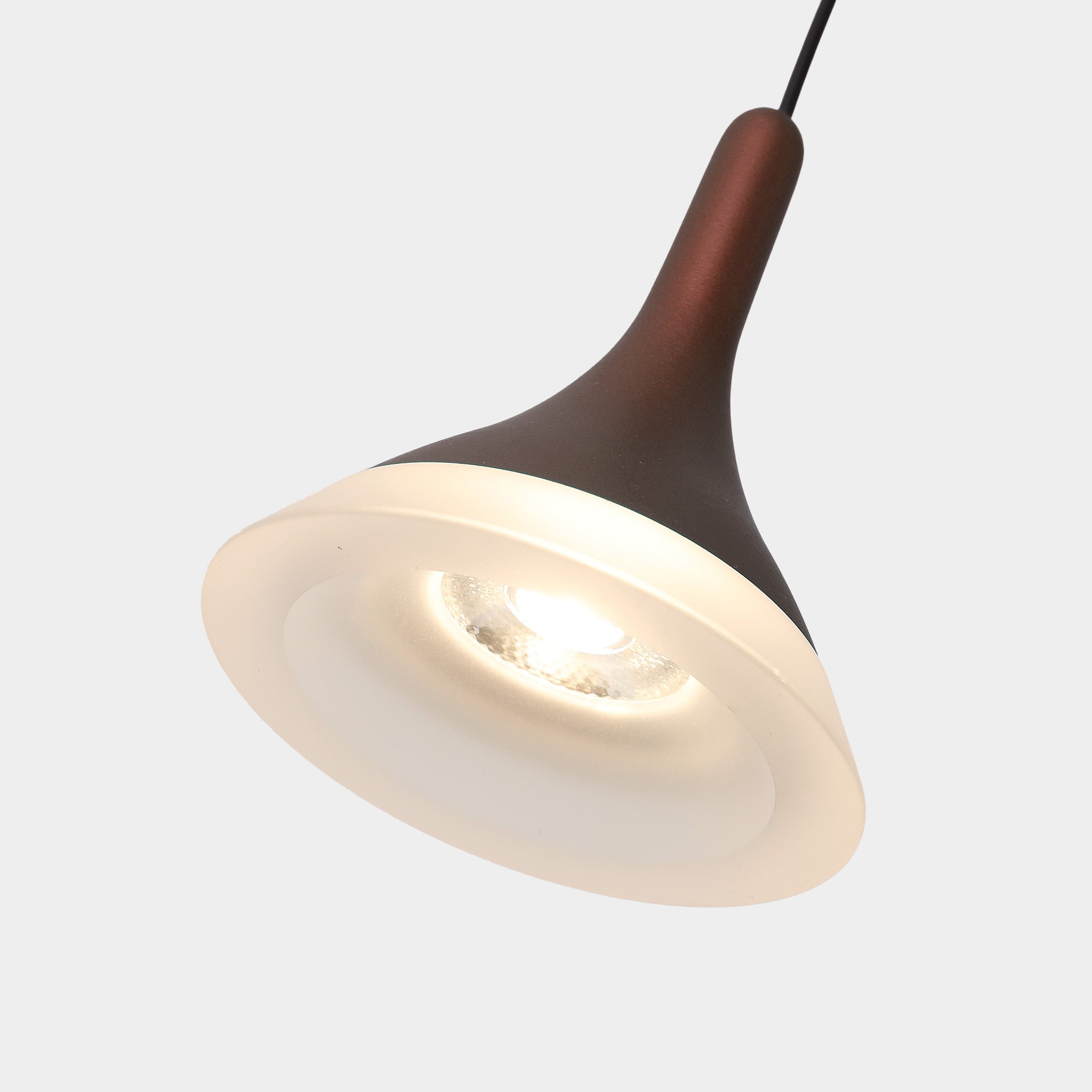 Aluminium mini modern Red pendant light