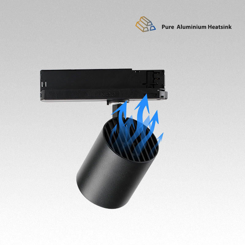 High Voltage 120V 30W Halo Track Rail Compatible COB Track Light