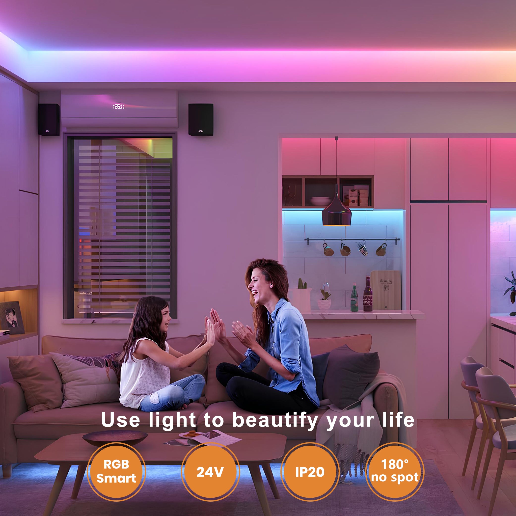 RGB Smart IC strip lights