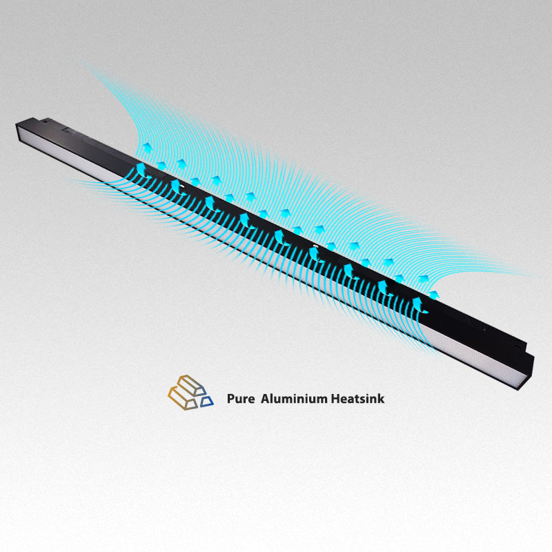 30W 48V Magnetic Track LED Flood Light with 120D Beam Angle