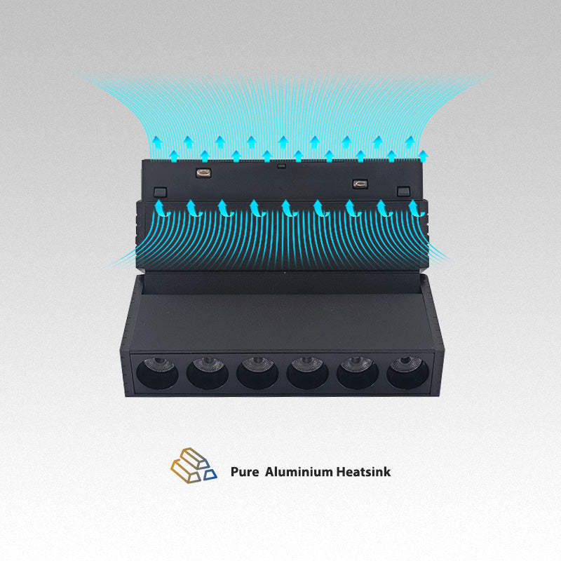 6W 48V Low Voltage Magnetic Grille Light
