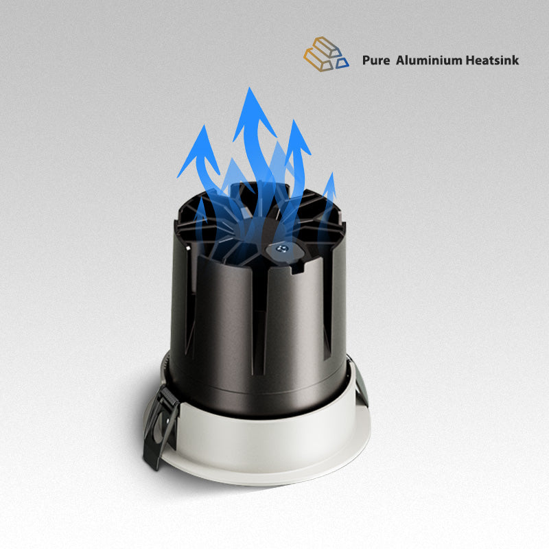 4inch 12W  Anti Glare LED Canless Recessed Pot Light with IC Rated