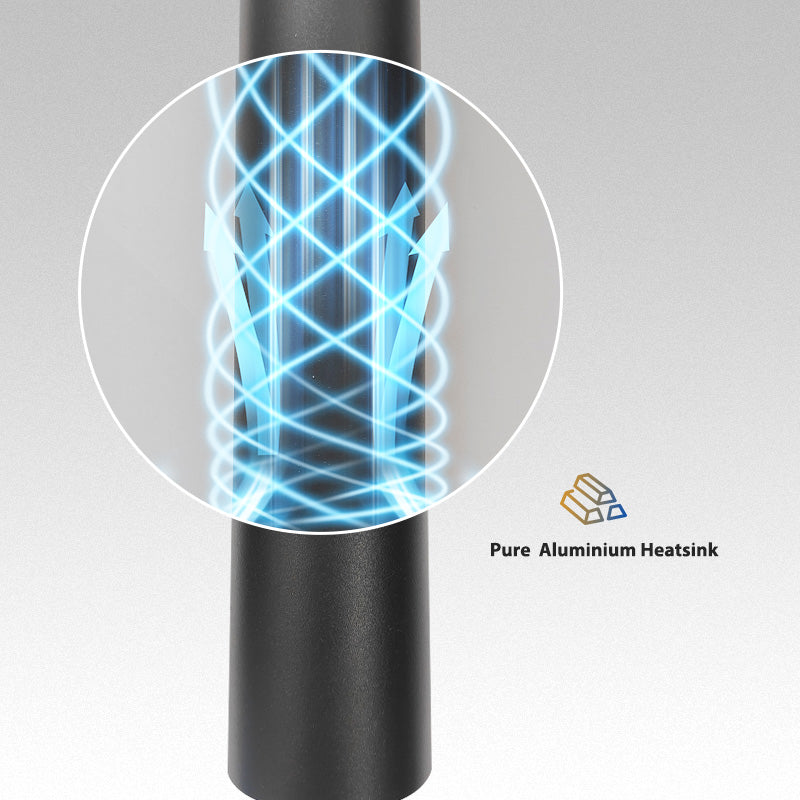 Magnetic 10W black cylindrical led pendant lights