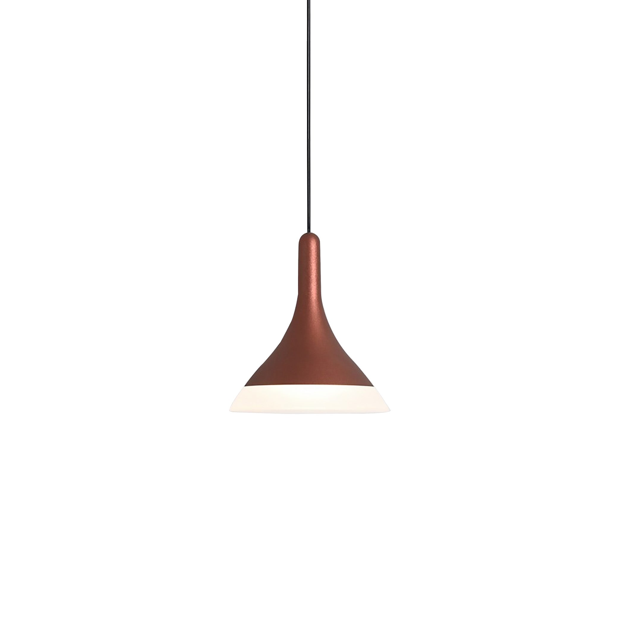 Aluminium mini modern Red pendant light