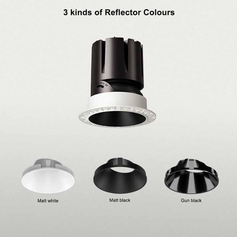 Trimless 4inch 12W Adjustable IC Rated LED Recessed Pot Light