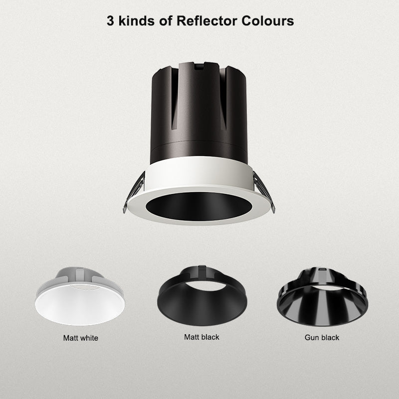 4inch 12W  Anti Glare LED Canless Recessed Pot Light with IC Rated