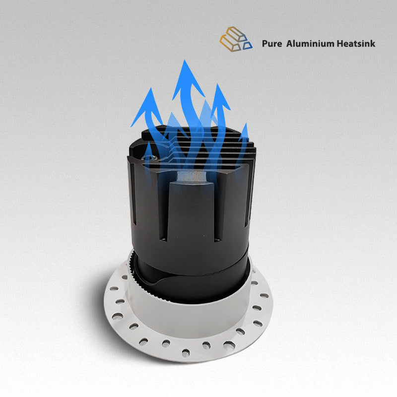 12W 4inch Waterproof Trimless CREE LED Recessed Pot Light with IC