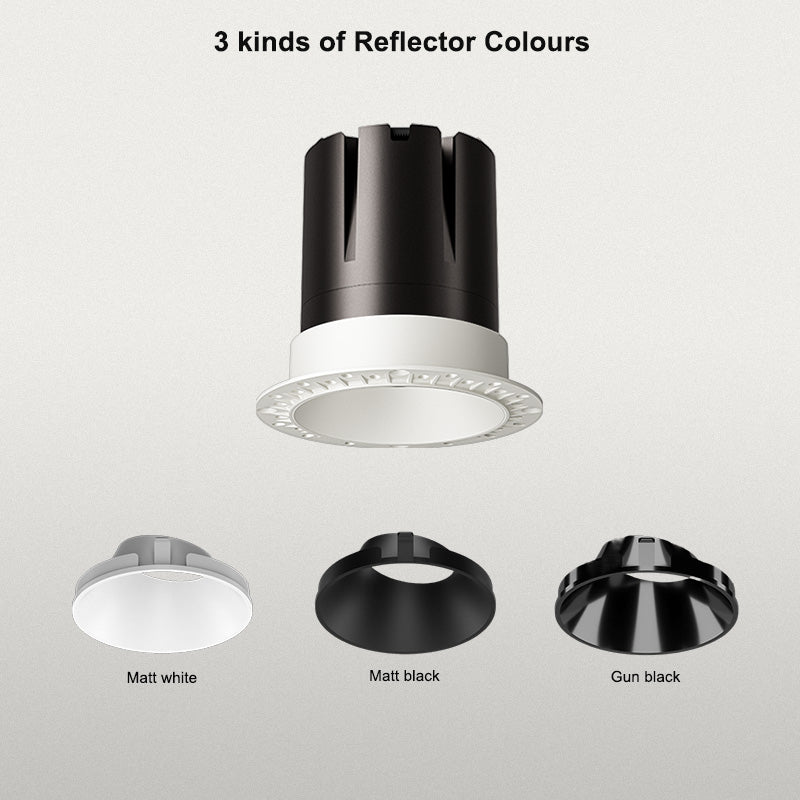 Trimless 4inch 12W Eye Protection Recessed LED Canless Pot Light with IC Rated