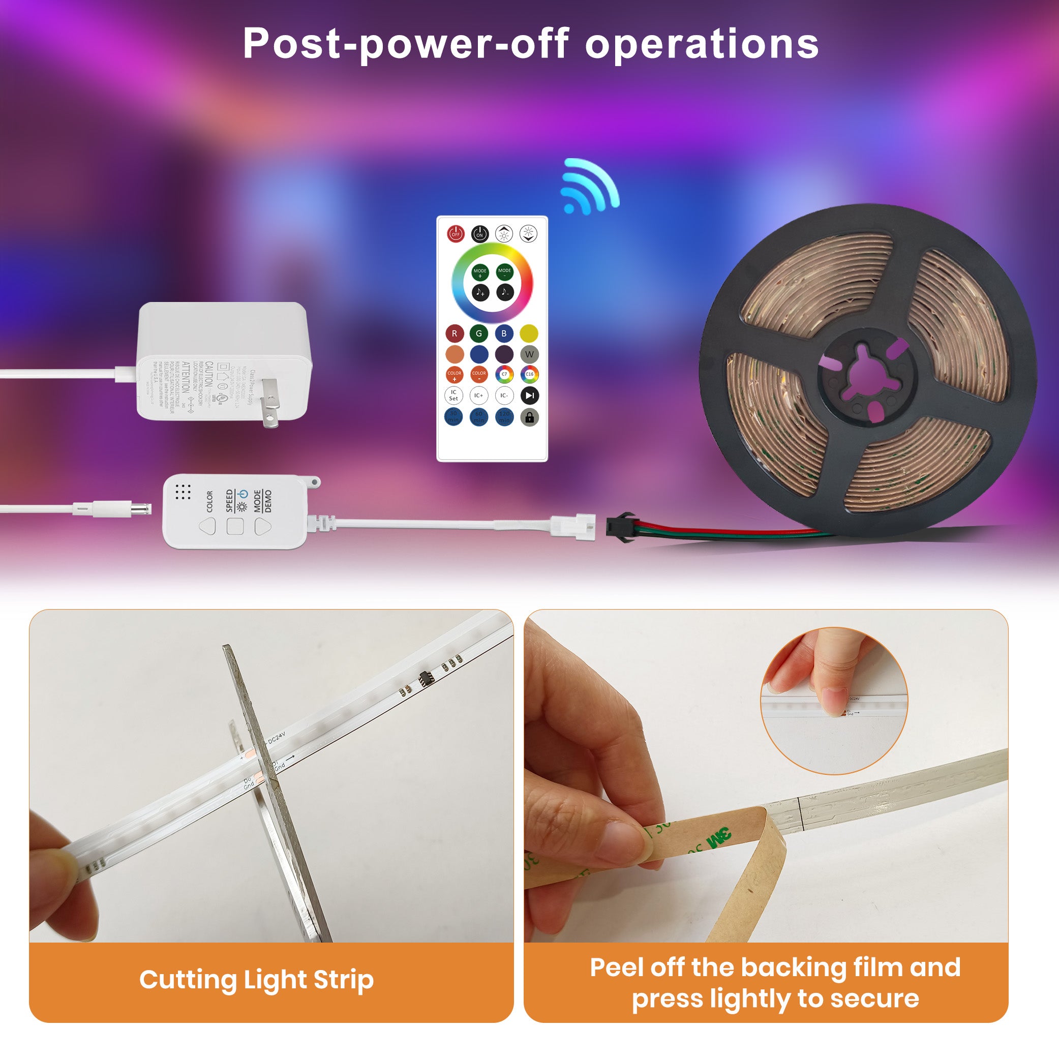 RGB Smart IC strip lights