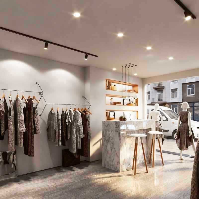 High Voltage 120V 30W Halo Track Rail Compatible COB Track Light