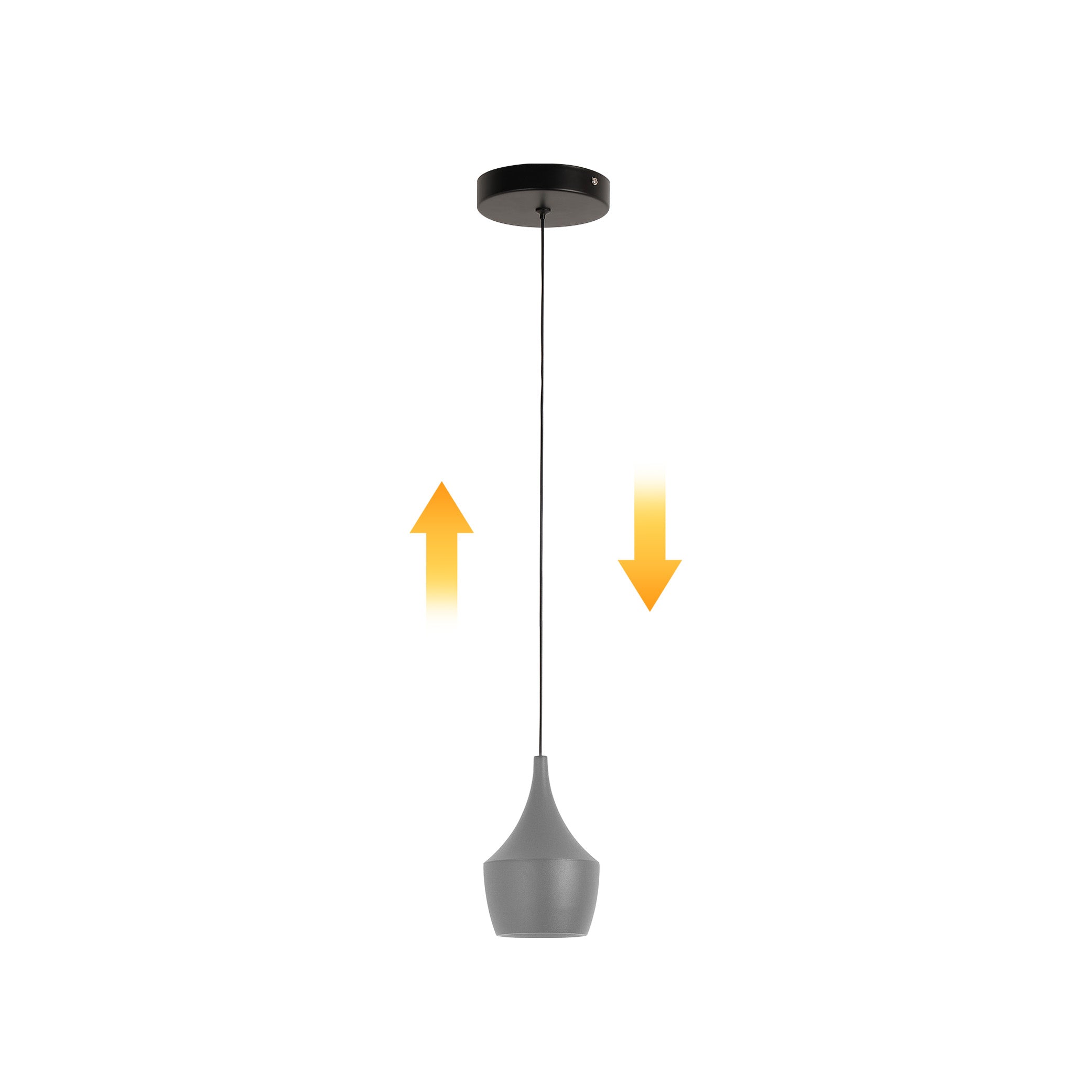 B2B Price Modern Gray pendant light for kitchen island