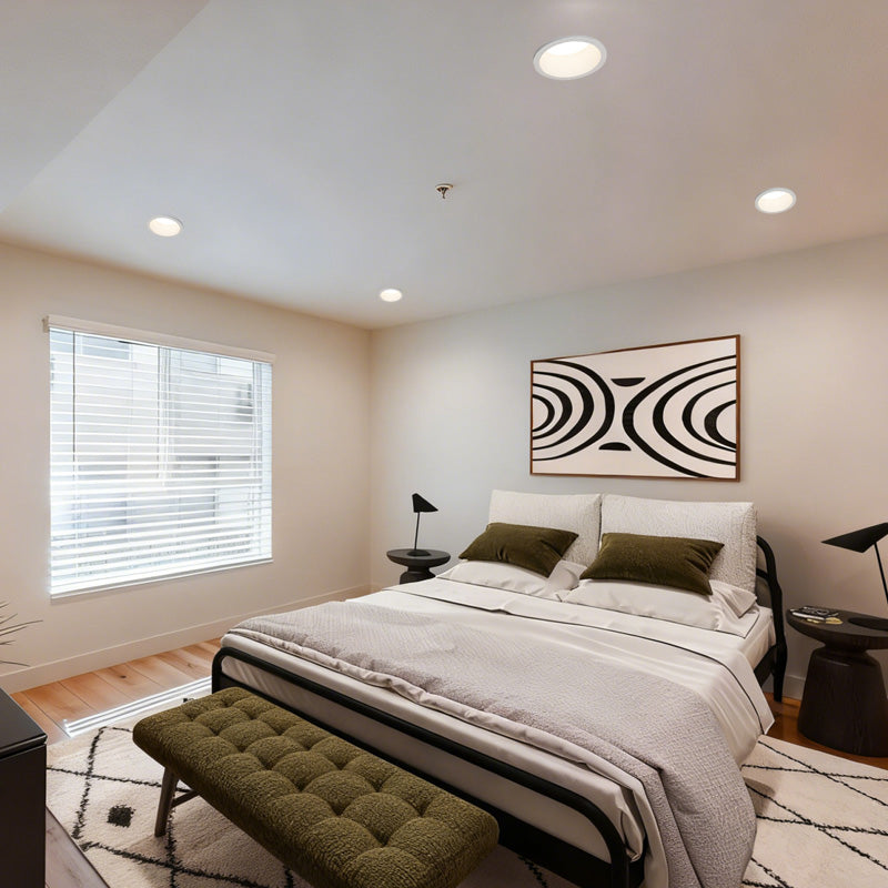 4inch Adjustable IC Rated LED Canless Recessed Pot Light 12W