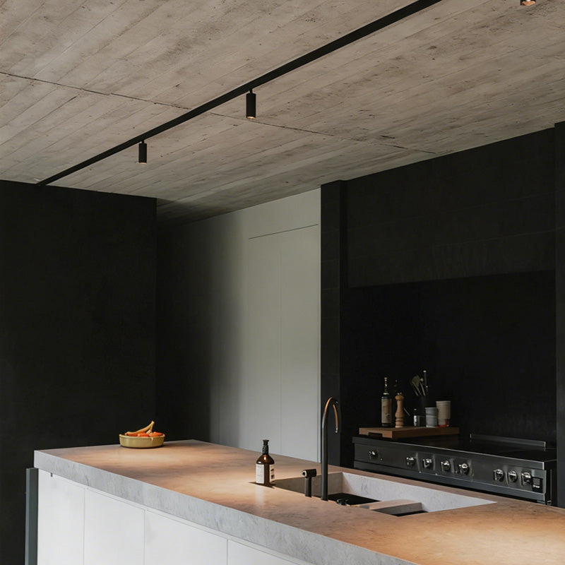 6.5ft 2000mm Length Recessed 48V Magnetic Track Rail