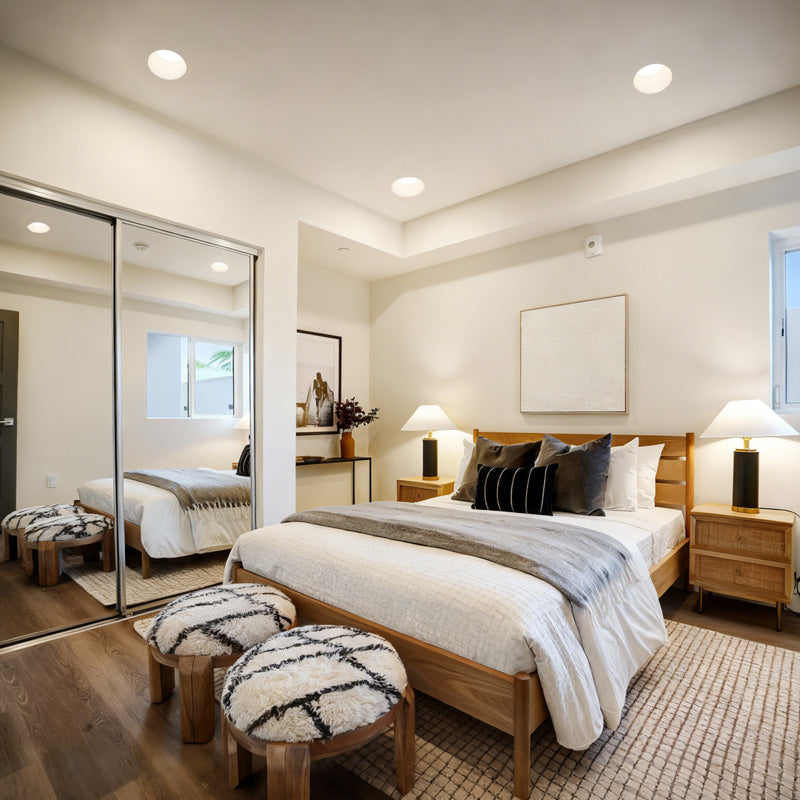 Anti Glare Trimless 3inch Adjustable IC Rated LED Pot Light 7W