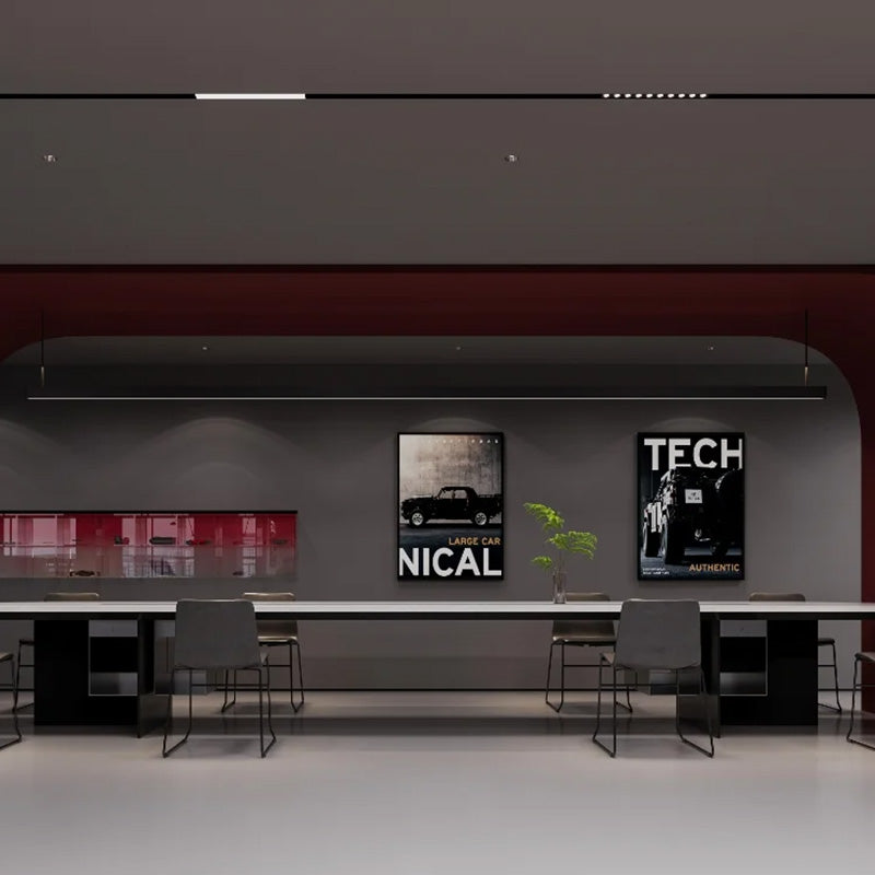 3.3ft 1000mm Length Surface Mount Suspension 48V Magnetic Track Rail