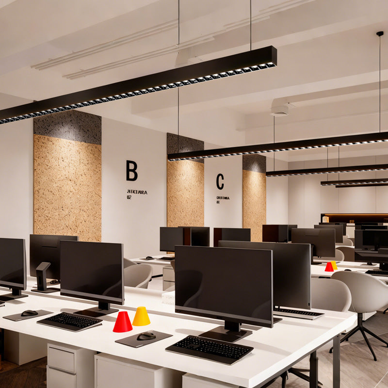 ETL Certified 4ft Anti Glare Suspension LED Linear Light